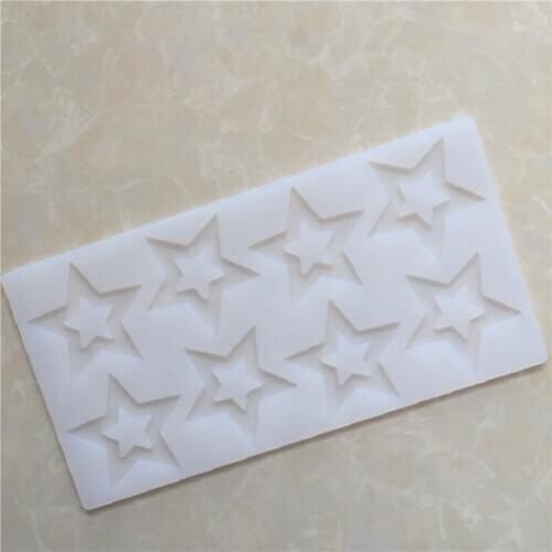Creative Star fondant chocolate mold silicone mold cake decorating tools
