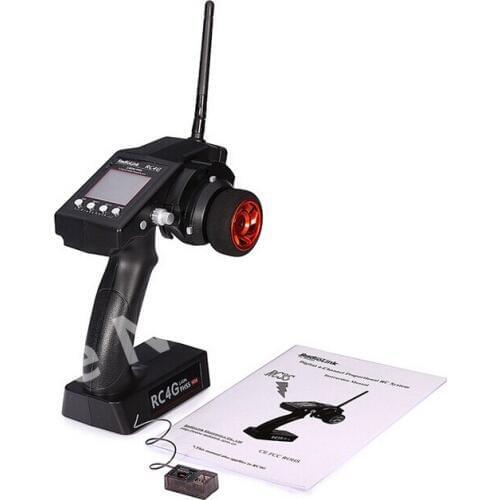 Original RadioLink RC4G 2.4G 4CH Gun Controller Transmitter + R4EH-G Receiver Radio Control System RC Car Remote Control Boat