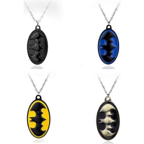 Bat Necklace Women Men Gothic Jewelry Bat Wings Crystal Pendant Necklace Long Women Accessories Hot Sale Gifts For Best Friends