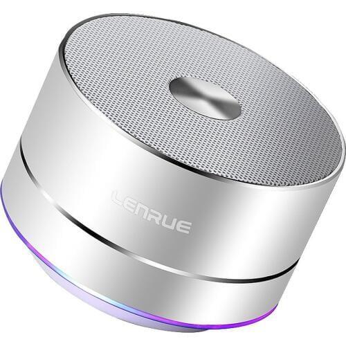 Portable Bluetooth Speaker A2 Wireless Mini Outdoor Rechargeable LED Stereo Sound Enhanced Bass Mic Ios Andriod Tablet