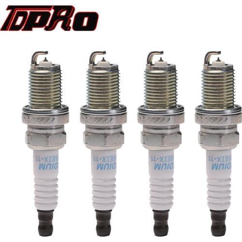 TDPRO 4x/8x/12x/16x/20x 14mm Electric Ignition Thread Spark Plug 1.3L BKR6EIX-11 Universal Auto Car Repair Tool Sparking Plugs