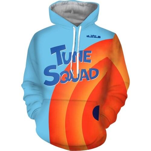 Space Jam: A New Legacy Hoodie Cosplay Wade Wilson 3D Printed Hoodies Sweatshirt Sportswear Tops