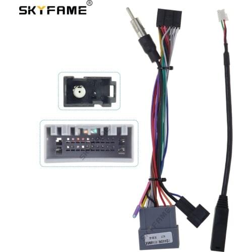 SKYFAME 16Pin Car Stereo Wire Harness For HONDA CIVIC CRIDER Power Cables