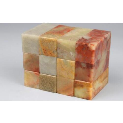 2x2x5cm Shoushan Qingshi seal stone 10pc