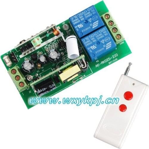 AC 85V-250V Wide Range Output RF wireless remote control system Receiver & Transmitter Smart home control system