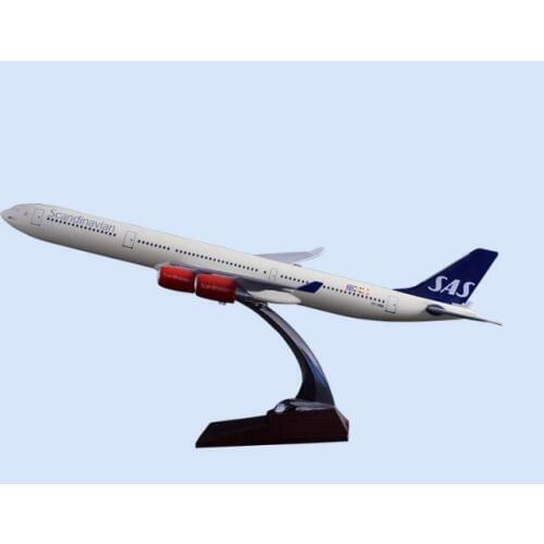 47cm Resin SAS Northern Europe Airlines A340 Plane Model Airbus Scandinavian India A320 Airways AircraftAviation Model Toy Gift
