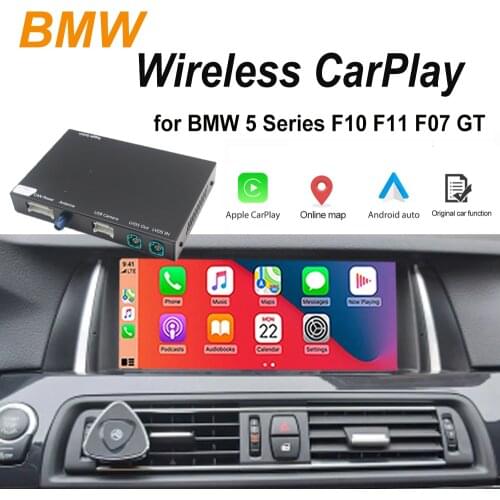 Wireless CarPlay for BMW NBT 5 Series F10 F11 F07 GT 2009-2016, with Android Mirror Link AirPlay Car Play Function