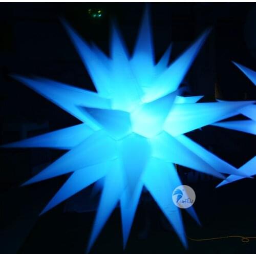 Large Event Birthday Party Festival Ceiling Top Hanging Decoration LED Inflatable Stars