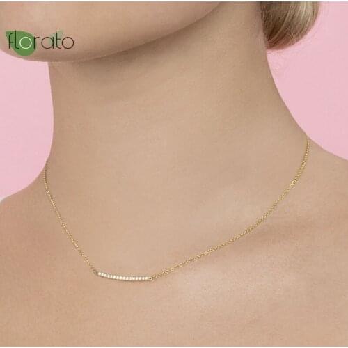 925 Sterling Silver Clavicle Chain Bling Crystal Mom Pendant Necklace for Mom Birthday Necklace Joyas Mothers Day Gift Necklace