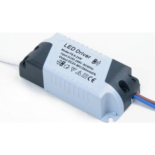 LED Driver Ceilling Light Lamp Driver Transformer Power Supply Plastic Shell 8-18W/8-24W For Home Panel Lamp Driver Tool