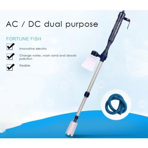Electric Aquarium Fish Tank Water Change Pump Aquarium Cleaning Tool Water Changer Gravel Cleaner Siphon Filter Pump