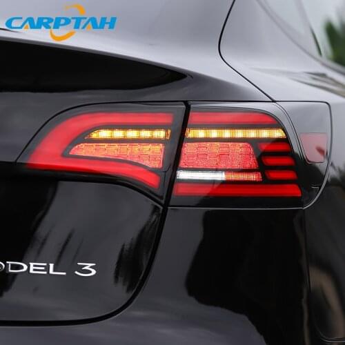 Tail Light For Tesla Model 3 2018-2021 Model Y Rear Lamp LED Lights Car Accessories Model Y Taillights