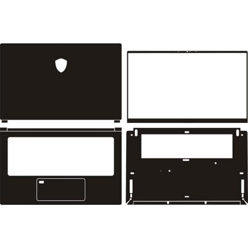KH Laptop Sticker Skin Decal Carbon fiber Cover Protector for MSI Prestige 15 15.6"