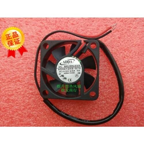 Original ADDA 4010 AD0412HS-G70 DC12V 0.10A 2 line south bridge / Beiqiao 4CM silent fan