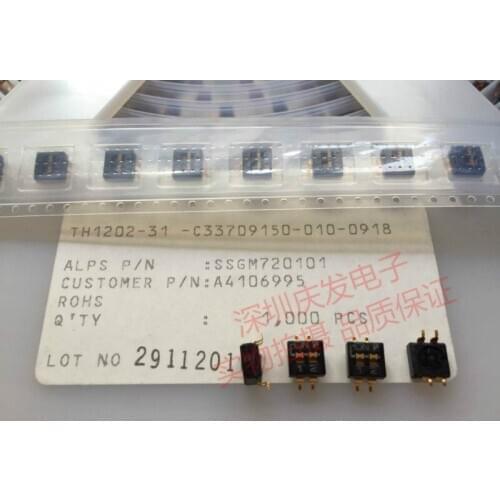 Original new 100% SSGM720101 dial switch foot distance 2.54mm encoding switch 2-bit 2P