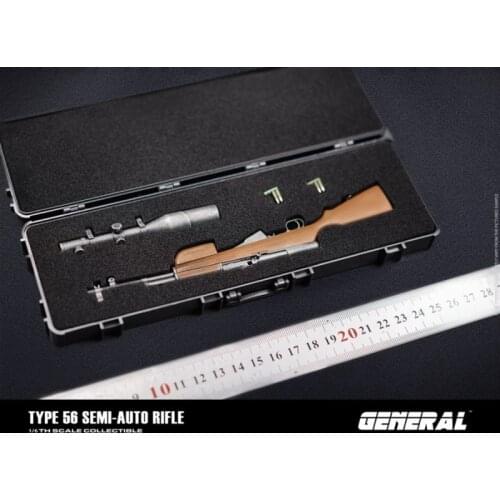 In Stock GENERAL GA-009 1/6th Type 56 Semi-Auto Rifle Model For Usual Doll Soldier Accessories