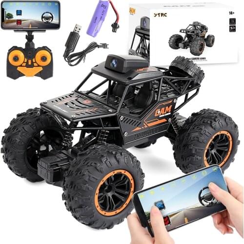 RC Car 2.4G WIFI FPV HD Camera Drift Climbing Car APP Remote Control High Speed Remote Video Off-road Trucks Toys For Kids