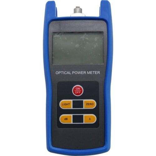 Handheld 1310/1490/1550 nm fiber optic user self calibration function wavelength power meter optical fiber
