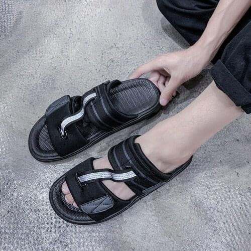 Roman Sandals Man Sandals For Men 2020 Summer Mens Gladiator Man Sports Hollow Slides Flip Flops Slippers Sandels Outdoor