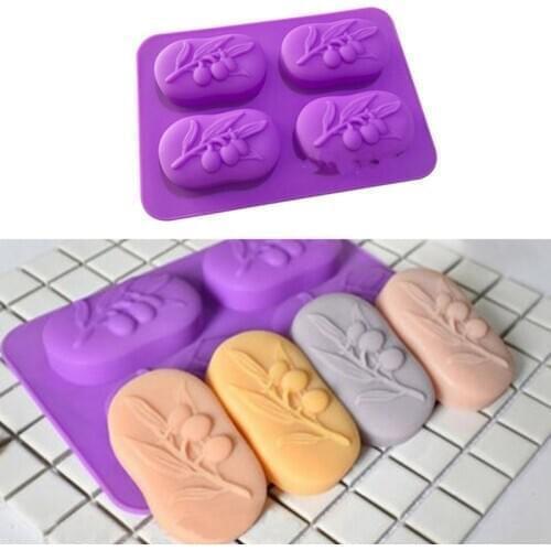 Silicone Handmade Soap Mold DIY Soap Cake Chocolate Handmade Mold