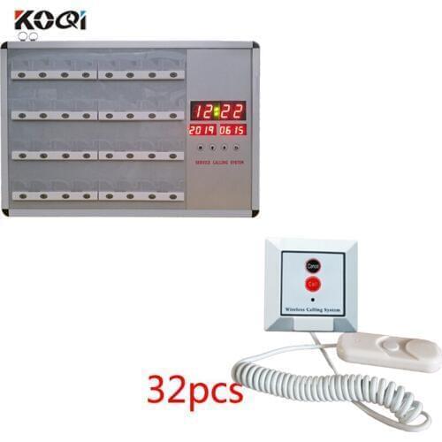 Nurse Call System Price for clinic with Voice Report 1 Nurse Call Station Host Display 32 patient call button