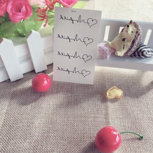 Unisex Products Temporary Tattoo Waterproof Stickers Make Up Love Heart Tattoo Sticker