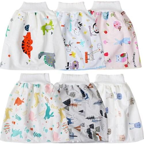 Waterproof Baby Diaper Skirt Infant Training Pants Cloth Diaper Kids Nappy Shorts Skirt Leak-proof Sleeping Bed Potty Trainining