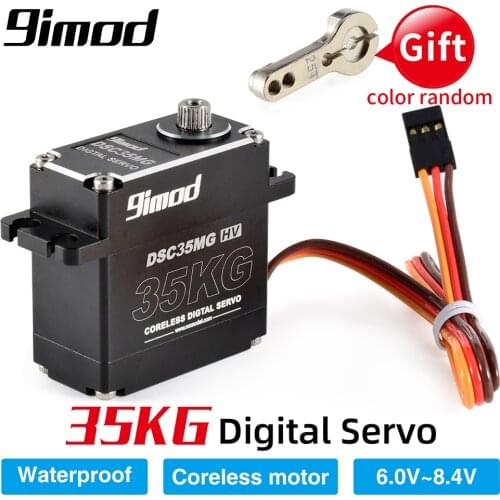 Waterproof Servo 35kg/45kg DSC35MG 120 Degree Aluminum Case Digital Metal Gear HV Coreless for RC Car Truck Crawler Boat Robot