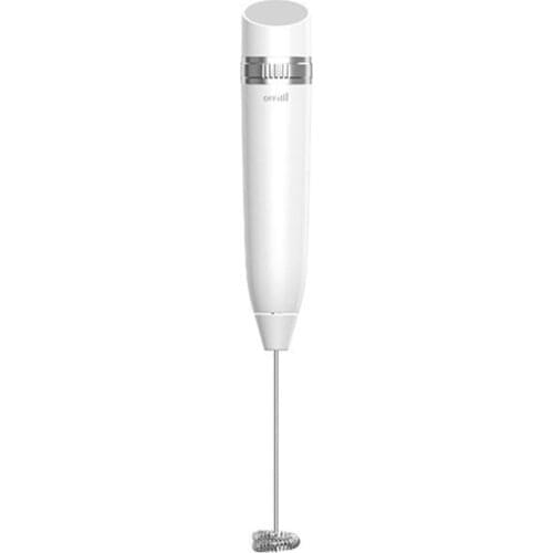 Milk Frother, LCD Coffee Frother Electric Whisk with Stepless Speed Regulation USB Rechargeable Handheld Foam Maker
