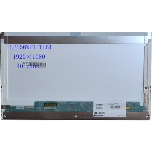 15.6" Laptop Screen LP156WF1-TLB1 LP156WF1 TLB1 LTN156HT01 B156HW02 B156HW01 LCD Matrix LED Display FHD 1920x1080 40Pin LVDS