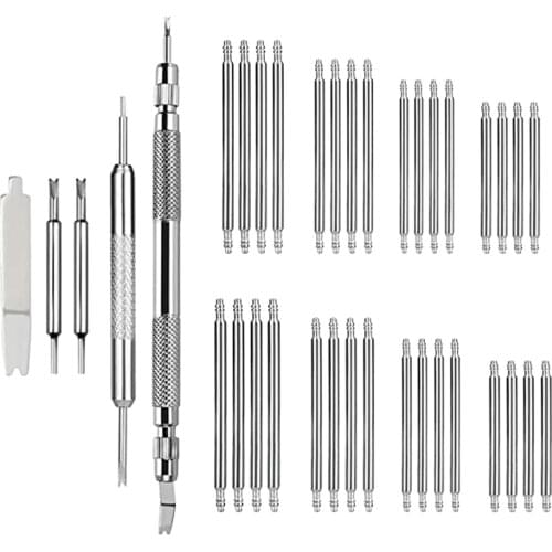 37pcs/set Spring Bar Tools Set Watch Band Bracelet Wrist Strap Pin Removal Repair Watchmaker Accessories