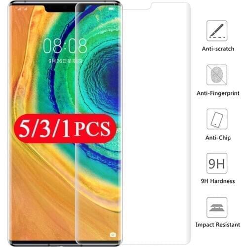 5/3/1Pcs for huawei mate 30 20 lite pro mate 20X tempered glass phone screen protector protective film on the glass smartphone