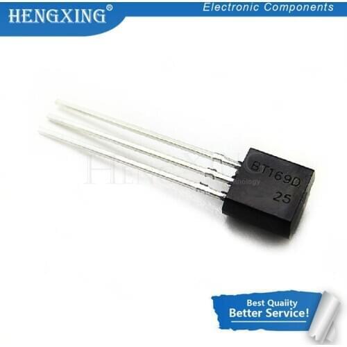 50pcs/lot BT169D BT169 TO-92 Triacs Thyristor SCR 400V 9A 3-Pin SPT new original In Stock