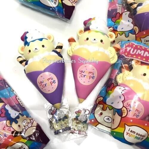 Creamiicandy yummiibear crepe squishy Slow Rising Gift Toy