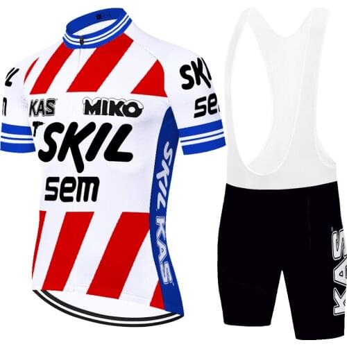 Kas Retro Cycling Fietskleding Heren Mallot Camiseta Ropa Verano Equipamento Roupa Ciclismo Masculino Maillot Ciclismo Hombre
