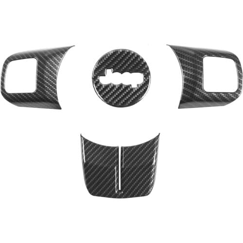 Steering Wheel Buttons Decorative Cover Trim Sticker for Jeep Grand Cherokee 2011+ Stylish Car Accessories Interior Decoration