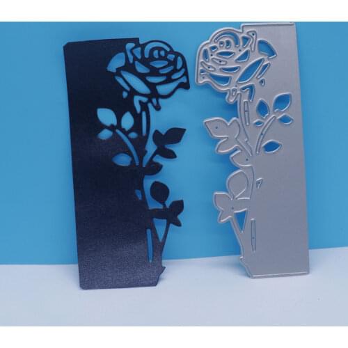Rose Border Metal Cutting Dies Scrapbooking Cutting Templates For Cards Molds And Die Cutting Card Making Diy Craft Punch