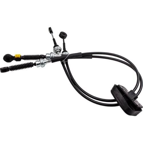 2Pcs New Gear Lever Linkage Cable Set For Renault Trafic 7701477671 2001 for Vauxhall Vivaro 2001-2014 All engine