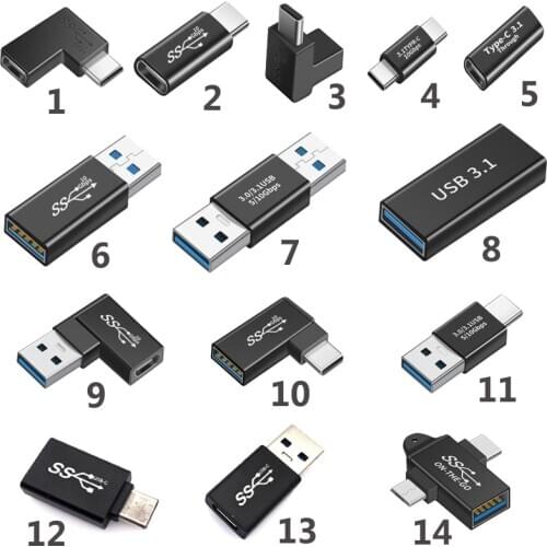 Type-C Adapter USB C to Micro USB Cable Alloy Micro USB Male to Type C Female Adapter Converter Connector for Phone Tablet