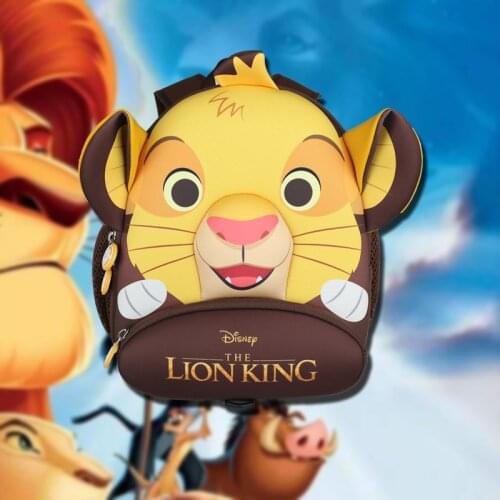 2021 Hot High Quality Genuine The Lion King Simba Backpack Kids anti-lost Lion King School cute Bag Children toy Birthday gift