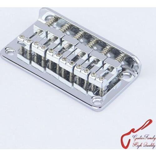 1 Set GuitarFamily Electric Guitar Fixed Bridge Chrome ( #0281 ) MADE IN KOREA