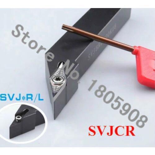 1PCS SVJCL SVJCR1212H11 SVJCR1616H11 SVJCR1616H16 SVJCR2020K11 SVJCR2020K16 SVJCR2525M11 SVJCR2525M16 CNC Turning Tools