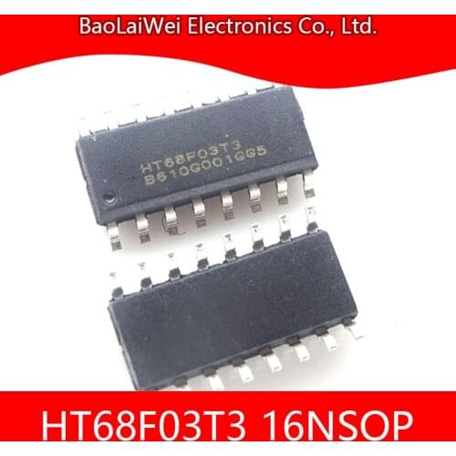 200pcs HT68F03T3 16-pin NSOP ic chip Electronic Components Integrated Circuits Active Components MCU