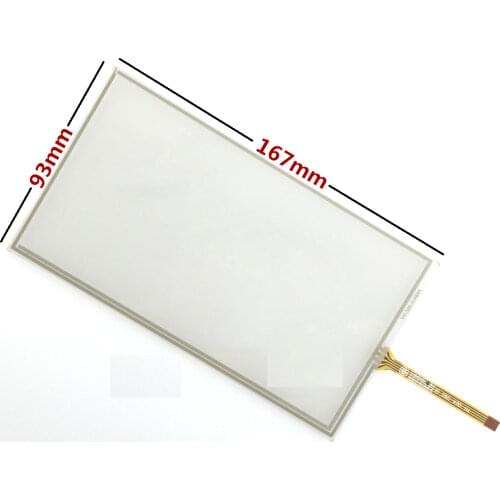 6.95 inch touch screen / 7-inch 167 * 93 / car DVD handwriting screen glass external screen on the right outlet