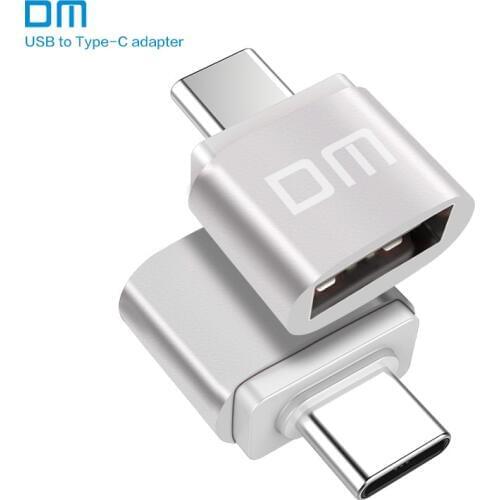 USB C Adapter Type C-A silver USB C Male to USB2.0 Femail OTG converter for devices with typec interface