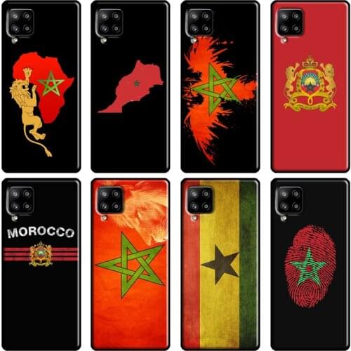 Morocco Flag Coat Of Arms For Samsung Galaxy A20e A21S A50 A70 A72 A51 A71 A52 A02S A12 A42 A31 A41 A42 Phone Case