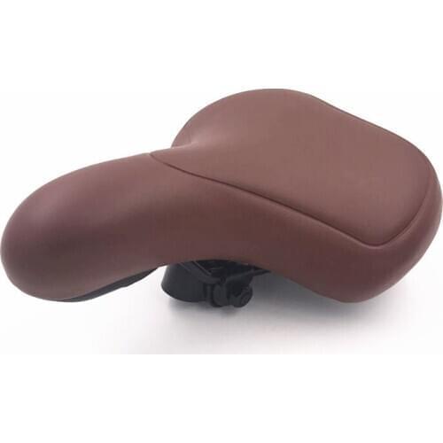 G179 Retro bicycle saddle Bicycle seat mountain road folding bike brown saddle