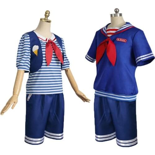 Stranger Things Marine Icecream Man Halloween Cosplay Costumes For Adults Drama Perfomance Carnival Game Wear
