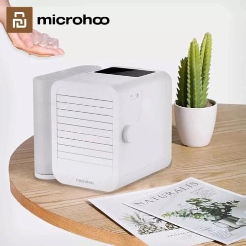 Xiaomi Microhoo 3 In 1 Mini Air Conditioner Water Cooling Fan Touch Screen Timing Artic Cooler Humidifier