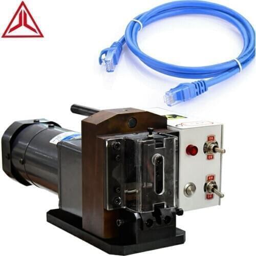 Mini Plug Cat6 Cat5 Rg45 Metal 8 Pin Ethernet Rj45 Connector Automatic Crimping Machine